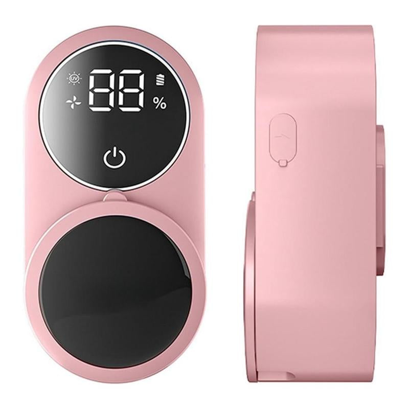 Wall Mounted Toothbrush Sterilizer, Rechargeable Toothbrush Holder, UV-C Toothbrush Cleaner with LED Smart Screen, Personal Care Appliances